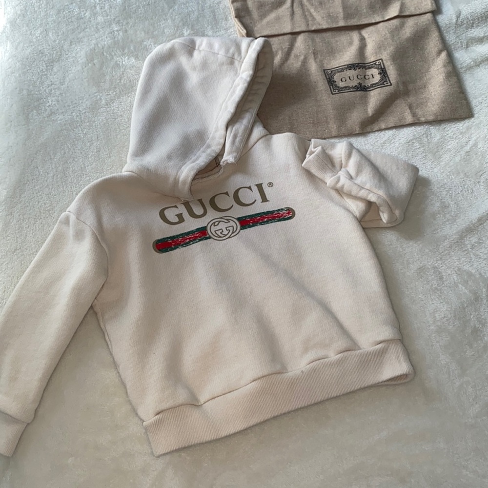BABY SWEATSHIRT WITH GUCCI LOGO size 12-18 months